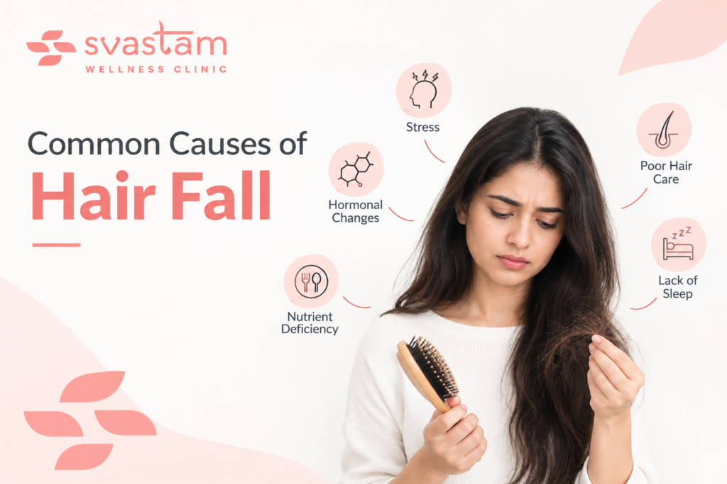 Common Causes of Hair Fall